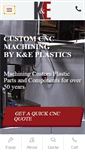 Mobile Screenshot of keplastics.com